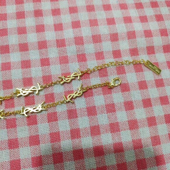 Yves Saint Laurent Gold Necklace - Picture 8 of 9